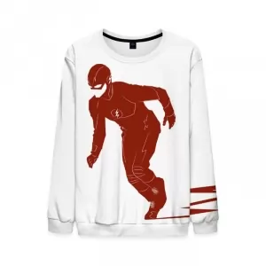 The Flash Sweater White Red Sweatshirt Idolstore - Merchandise and Collectibles Merchandise, Toys and Collectibles 2