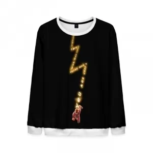 Lightning Sweatshirt The Flash Black Sweater Idolstore - Merchandise and Collectibles Merchandise, Toys and Collectibles 2