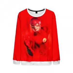Mens Sweatshirt The Flash Red Sweater DCU Idolstore - Merchandise and Collectibles Merchandise, Toys and Collectibles 2
