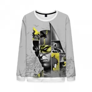 Mens Sweatshirt Batman 80th Anniversary Face Idolstore - Merchandise and Collectibles Merchandise, Toys and Collectibles 2