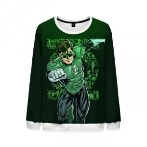 Green Lantern Sweatshirt Justice league Black Sweater Idolstore - Merchandise and Collectibles Merchandise, Toys and Collectibles 2