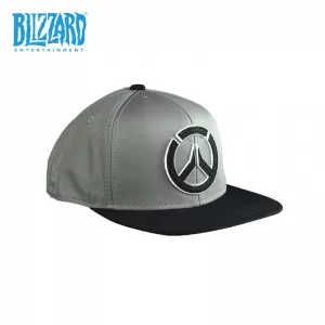 Buy overwatch snapback logo grey cap licensed - product collection