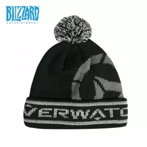 Beanie Overwatch Black Seamed cap Winter hat Idolstore - Merchandise and Collectibles Merchandise, Toys and Collectibles 2