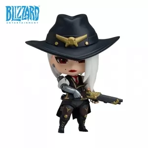 Ashe Mini figure Overwatch Statue Genuine 10cm Idolstore - Merchandise and Collectibles Merchandise, Toys and Collectibles 2