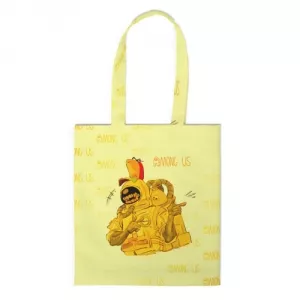 Buy shopper among us yellow imposter pointing - product collection