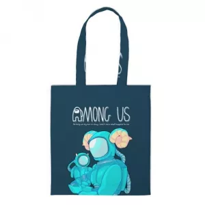 Cyan Shopper Among Us Spaceman Art Idolstore - Merchandise and Collectibles Merchandise, Toys and Collectibles 2