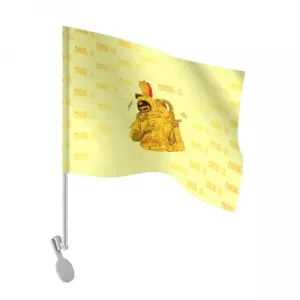 Buy car flag among us yellow imposter pointing - product collection
