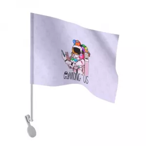 Spaceman Car flag Among Us Crewmates Idolstore - Merchandise and Collectibles Merchandise, Toys and Collectibles 2