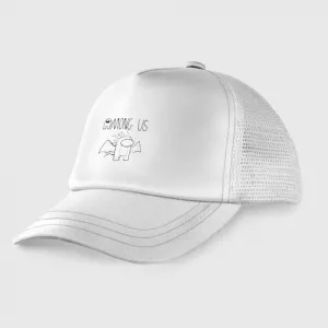 Buy paint print among us kids trucker cap cotton - product collection