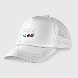 Buy kids trucker cap among us noob pro hacker cotton - product collection