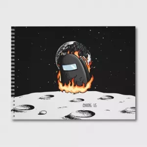 Buy black sketch album among us fire - product collection