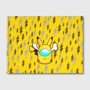 Buy yellow sketch album among us pikachu - product collection