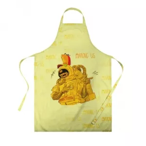 Apron Among Us Yellow Imposter Pointing Idolstore - Merchandise and Collectibles Merchandise, Toys and Collectibles 2
