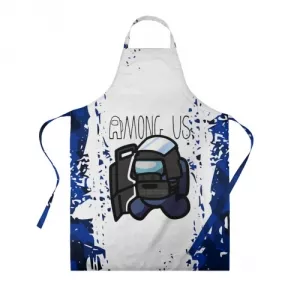 Apron Swat Among Us White blue Idolstore - Merchandise and Collectibles Merchandise, Toys and Collectibles 2