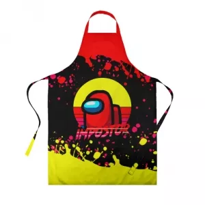 Buy apron among us impostor red yellow - product collection