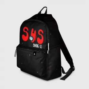 Buy backpack among us sus red imposter black - product collection