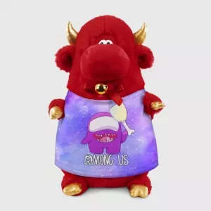 Buy plush bull among us imposter purple - product collection