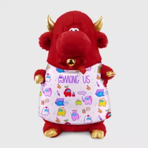Buy pattern plush bull among us crewmates - product collection