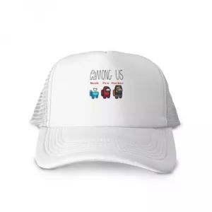 Buy trucker cap among us noob pro hacker cotton - product collection