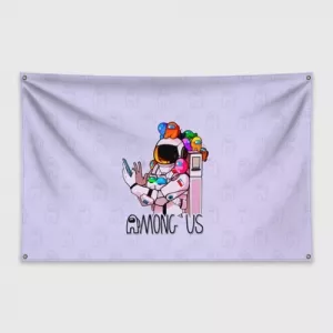 Spaceman Banner flag Among Us Crewmates Idolstore - Merchandise and Collectibles Merchandise, Toys and Collectibles 2