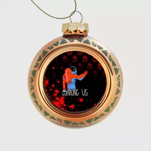 Buy deadly dance glass christmas bauble among us - product collection