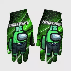 Gloves Among Us х Minecraft Idolstore - Merchandise and Collectibles Merchandise, Toys and Collectibles 2