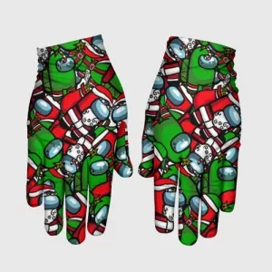 Buy gloves santa imposter among us - product collection