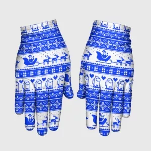 Buy gloves among us christmas pattern - product collection