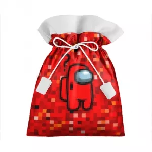 Buy red pixel gift bag among us 8bit - product collection