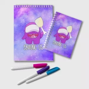 Buy notepad among us imposter purple - product collection