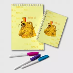 Buy notepad among us yellow imposter pointing - product collection