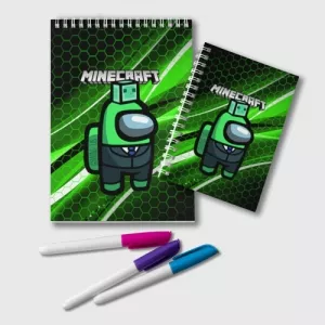 Buy notepad among us х minecraft - product collection