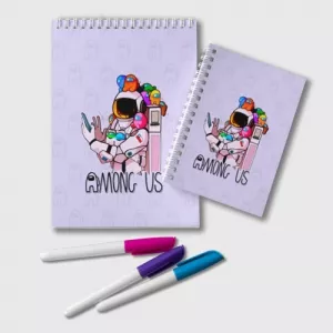 Buy spaceman notepad among us crewmates - product collection