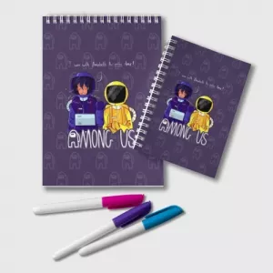 Buy notepad mates among us purple - product collection