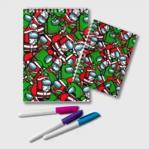 Buy notepad santa imposter among us - product collection