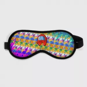 Buy sleep mask among us pattern colored - product collection