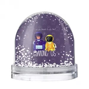 Buy snow globe mates among us purple - product collection