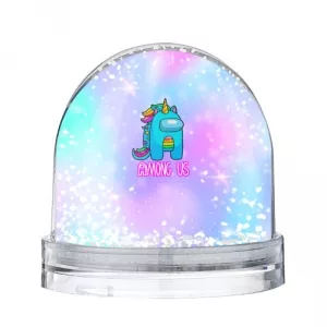 Buy among us snow globe rainbow unicorn - product collection