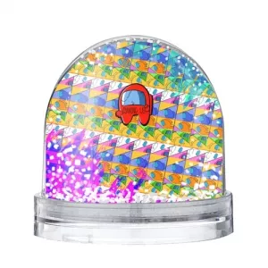 Buy snow globe among us pattern colored - product collection