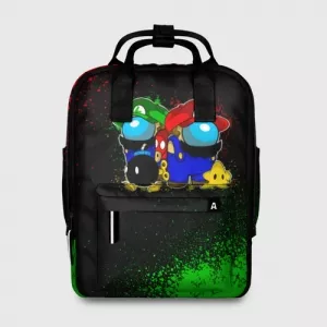 Women’s backpack Among Us Mario Luigi Idolstore - Merchandise and Collectibles Merchandise, Toys and Collectibles 2