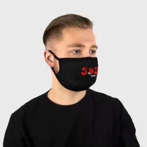 Buy face mask among us sus red imposter black - product collection