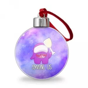 Buy christmas tree ball among us imposter purple - product collection