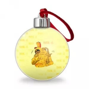 Christmas tree ball Among Us Yellow Imposter Pointing Idolstore - Merchandise and Collectibles Merchandise, Toys and Collectibles 2