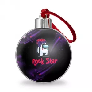 Among Us Rock Star Christmas tree ball Idolstore - Merchandise and Collectibles Merchandise, Toys and Collectibles 2