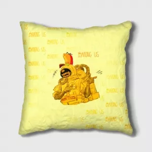 Buy cushion among us yellow imposter pointing pillow - product collection