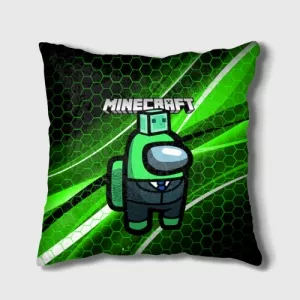Buy cushion among us х minecraft pillow - product collection