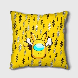 Buy yellow cushion among us pikachu pillow - product collection