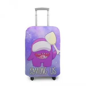 Buy suitcase cover among us imposter purple - product collection