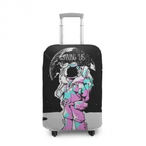 Buy suitcase cover among us open space - product collection
