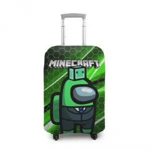 Buy suitcase cover among us х minecraft - product collection